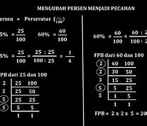 0 25 Persen Berapa Pecahan